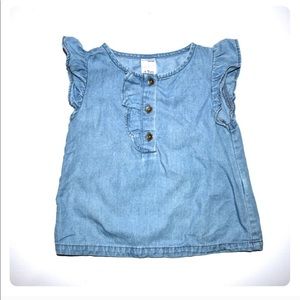 Toddler girl jean shirt